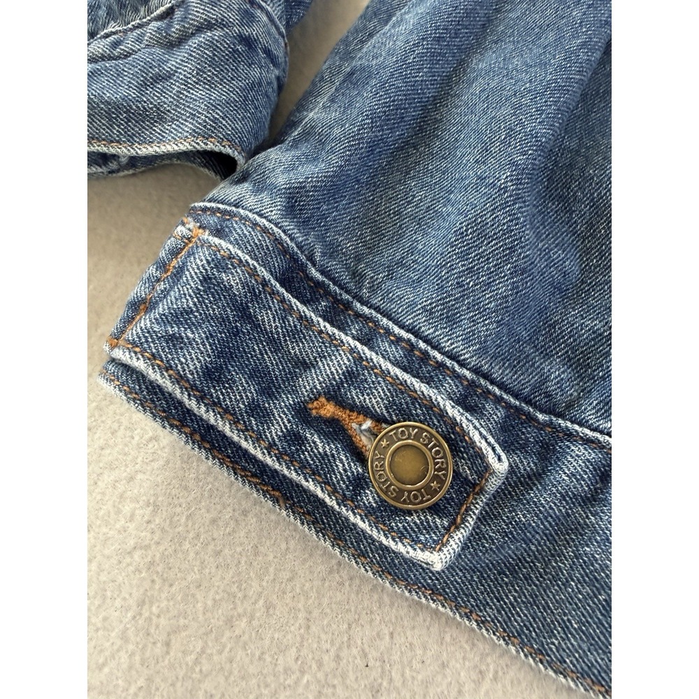 Disney Store Toy Story 25th Anniversary Denim Embroidered Trucker Jacket Sz XXL - Picture 9 of 16